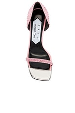AREA X Sergio Rossi 95 Sandal in Light Rose, view 4, click to view large image.