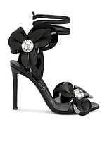 AREA Flower Lace Up Sandal in Tea Nero, view 1, click to view large image.