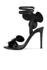 AREA Flower Lace Up Sandal in Tea Nero, view 5, click to view large image.