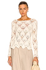 Aeron Avenue Sweater in Beige, view 1, click to view large image.