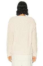 Aeron Geneva Sweater in Cream, view 3, click to view large image.