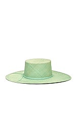 Artesano Maceio Hat in Mist & Mist Rubber Cord, view 2, click to view large image.