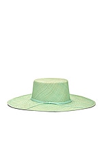 Artesano Maceio Hat in Mist & Mist Rubber Cord, view 3, click to view large image.