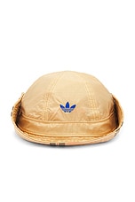 adidas by Wales Bonner Hat in Beige, view 5, click to view large image.