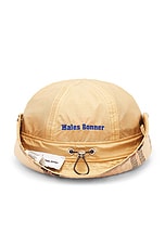 adidas by Wales Bonner Hat in Beige, view 6, click to view large image.