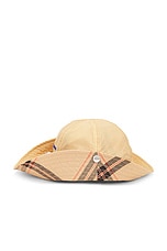 adidas by Wales Bonner Hat in Beige, view 7, click to view large image.