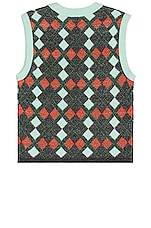 adidas by Wales Bonner Knit Vest in Multicolor, view 2, click to view large image.