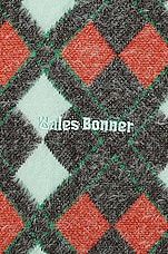 adidas by Wales Bonner Knit Vest in Multicolor, view 3, click to view large image.