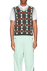 adidas by Wales Bonner Knit Vest in Multicolor, view 4, click to view large image.