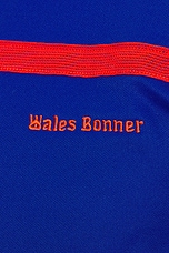 adidas by Wales Bonner Jersey Track Sweater in Team Royal Blue, view 4, click to view large image.