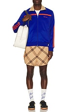 adidas by Wales Bonner Jersey Track Sweater in Team Royal Blue, view 6, click to view large image.