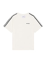adidas by Wales Bonner T-shirt in Chalk White, view 1, click to view large image.