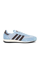 adidas by Wales Bonner SL76 Sneaker in Blue, view 1, click to view large image.