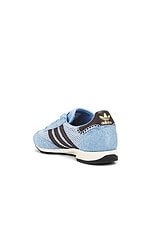 adidas by Wales Bonner SL76 Sneaker in Blue, view 3, click to view large image.