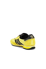 adidas by Wales Bonner SL76 Sneaker in Yellow, view 3, click to view large image.