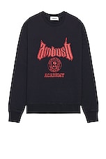 Ambush Academy Crewneck in Navy Valiant Poppy, view 1, click to view large image.