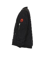 Ambush Patch Bomber in Black, view 3, click to view large image.