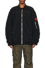 Ambush Patch Bomber in Black, view 5, click to view large image.