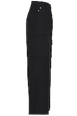 Ambush New Cargo Pants Tap Shoe in Black, view 3, click to view large image.