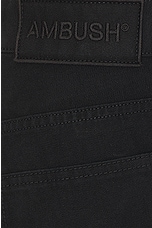 Ambush New Cargo Pants Tap Shoe in Black, view 4, click to view large image.