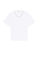 Ambush Ballchain T-shirt in Blanc, view 1, click to view large image.