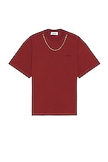 Ambush Ballchain T-shirt in Russet Brown, view 1, click to view large image.