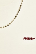 Ambush Ballchain T-Shirt in Tofu Tap, view 3, click to view large image.