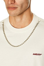 Ambush Ballchain T-Shirt in Tofu Tap, view 4, click to view large image.