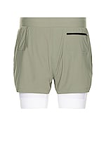 ASRV Tetra-lite 5 Liner Short in Sage/white, view 2, click to view large image.
