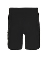 ASRV Tetra Lite 7&quot; Tech Short in Black, view 2, click to view large image.