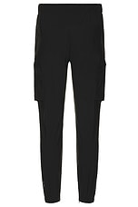 ASRV Tetra Lite Standard Zip Jogger in Black, view 2, click to view large image.