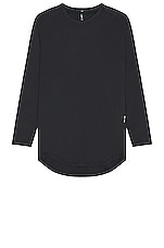ASRV Nano Mesh Established Long Sleeve in Black, view 1, click to view large image.