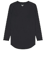 ASRV Nano Mesh Established Long Sleeve in Black, view 2, click to view large image.