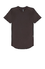 ASRV 0660. Nano Mesh Established Tee in Dark Earth, view 1, click to view large image.