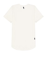 ASRV Nano Mesh Established Tee in Ivory Cream, view 1, click to view large image.