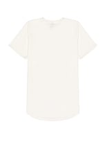 ASRV Nano Mesh Established Tee in Ivory Cream, view 2, click to view large image.