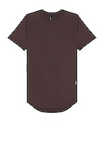ASRV Nano Mesh Established Tee in Faded Plum, view 1, click to view large image.