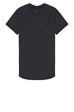 ASRV Aerosilver Established Tee in Black, view 1, click to view large image.