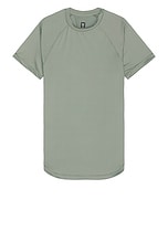 ASRV Aerosilver Established Tee in Sage, view 1, click to view large image.