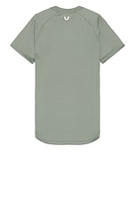 ASRV Aerosilver Established Tee in Sage, view 2, click to view large image.