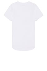 ASRV Aerosilver Established Tee in White, view 1, click to view large image.