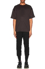ASRV Nano Mesh Oversized Tee in Dark Earth, view 5, click to view large image.
