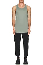 ASRV Aerosilver Tank Top in Sage, view 4, click to view large image.