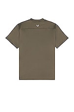 ASRV Nano Mesh Oversized Tee in Deep Taupe, view 2, click to view large image.
