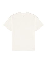 ASRV Nano Mesh Oversized Tee in Ivory Cream, view 2, click to view large image.