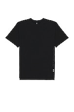 ASRV Cotton Plus Oversized Tee in Black, view 1, click to view large image.