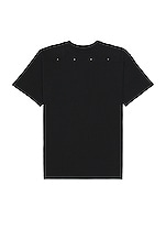 ASRV Cotton Plus Oversized Tee in Black, view 2, click to view large image.
