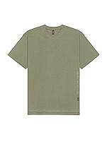 ASRV Cotton Plus Oversized Tee in Sage, view 1, click to view large image.