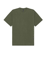 ASRV Cotton Plus Oversized Tee in Hunter Green, view 1, click to view large image.
