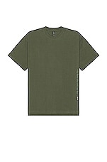 ASRV Cotton Plus Oversized Tee in Hunter Green, view 1, click to view large image.